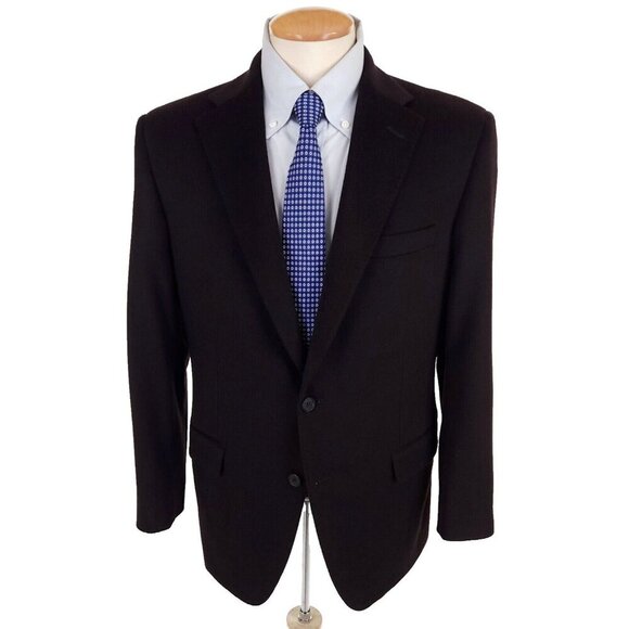 Vassi Black Label Cashmere Sport Jacket Size 40 Reg Mens - Picture 1 of 15